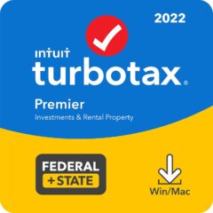 [Old Version] TurboTax - Premier 2022 Federal + E-file and State - Windows, Mac [Digital]
