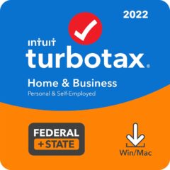 [Old Version] TurboTax - Home and Business 2022 Federal + E-file and State - Windows, Mac[Digital]
