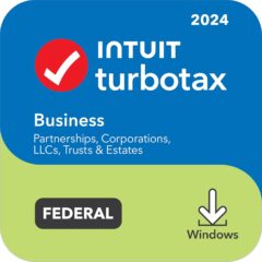 [Old Version] TurboTax Business 2024: Software, Federal Tax Return [PC Download]